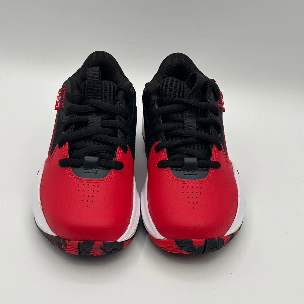 Under Armour PS Lockdown 7 Shoes Unisex 11K Red Black Basketball 3028514-600